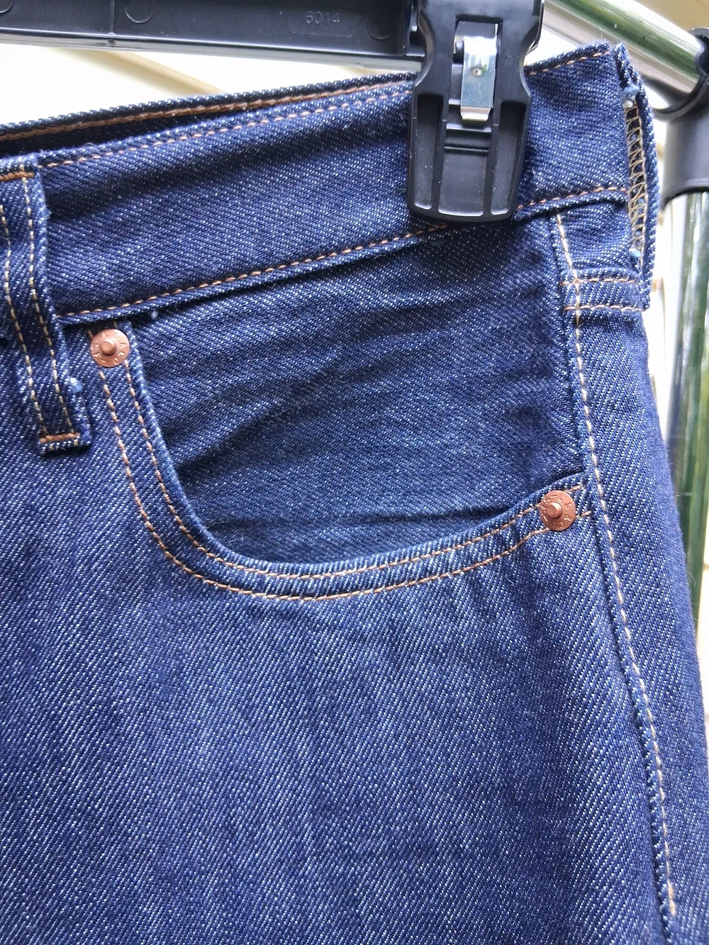 Levi's Men's 501 Original Fit Straight Leg Button Fly Dark Wash Jeans 29x32